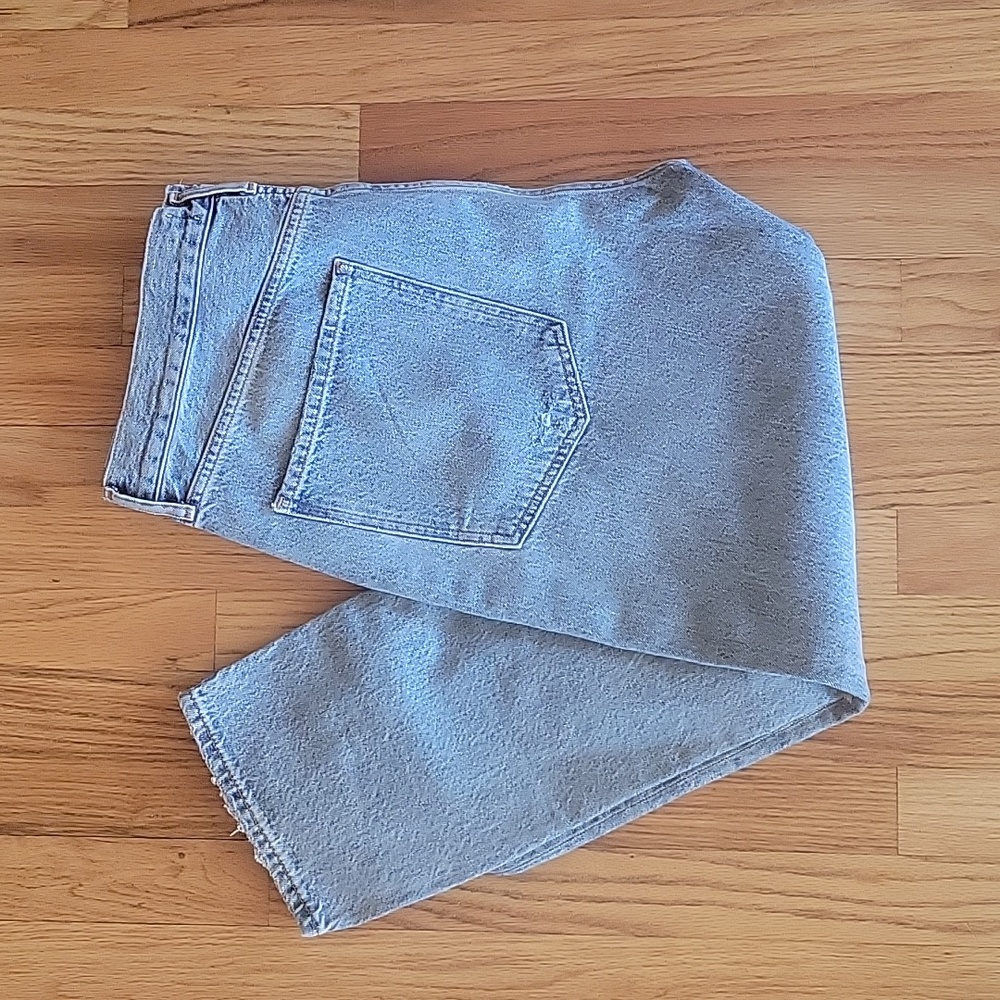 AGOLDE Riley High Rise Straight Cropped Jeans, Size 33